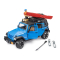 Автомодели - Автомодель Bruder Jeep Wrangler Rubicon Unlimited с каяком и фигуркой (02529)#4