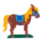 Мозаика - Набор полей Hama Midi Принцесса лошадь и кошка (HM-4585)#6