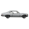 Автомодели - Автомодель Hot Wheels Fast and Furious Форсаж 70 Chevrolet Nova SS серебряная (HNR88/HRW42)#2