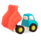 Машинки для малюків - Баттатомобіль Battat Самоскид помаранч-море (BX1720Z)#2