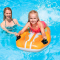 Для пляжу і плавання - Пліт надувний INTEX помаранчевий (58165/2)#4