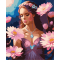 Товары для рисования - Картина по номерам Santi Цветочная фея 40 х 50 см (954741)#2
