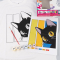 Набори для творчості - Набір для творчості Rosa Talent Футболка-розмальовка Чорний кіт (N0003803)#3