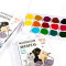 Канцтовари - Набір акварельних фарб ROSA Kids Cats 24 кольори (301206)#4