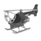 Транспорт і спецтехніка - Гелікоптер Technok хакі (8492-1)#2