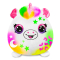 Наборы для творчества - Набор-сюрприз Canal Toys DIY Airbrush plush Сквиш неон Unicorn (AIR022/3)#4