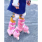 Ролики детские - Роликовые коньки YVolution Twista розовые (YC01P4)#7