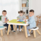 Дитячі меблі - Стілець зі спинкою дитячий Smoby Toys блакитний беж (880112) #3