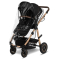 Коляски - Прогулочная коляска Lionelo Amber 2 Black Onyx 2 в 1 (LO-AMBER BLACK ONYX (2in1))#3