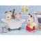Аксессуары для фигурок - Игровой набор Sylvanian Families Ванная комната со шторкой для душа (5739)#8