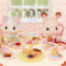 Аксесуари для фігурок - Ігровий набір Sylvanian Families Стіл зі стільцями та набором для солодкої вечірки (5742)#8