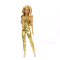 Куклы - Кукла Barbie Fashionistas Модница в золотистом комбинезоне (HRH19)#2