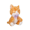 М'які тварини - Інтерактивна іграшка Baby Paws Руде кошеня (921139IM)#3