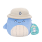 М'які тварини - М'яка іграшка Squishmallows Синій кит Самір у панамі 19 см (SQCR06593)#5