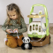 Наборы профессий - Игровой набор Smoby Тележка для ухода за животными с пандой (340405)#4