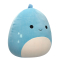 Подушки - М'яка іграшка Squishmallows Синій Динозавр 40 см (SQCR07049)#5