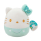 М'які тварини - М'яка іграшка Squishmallows Хелоу Кітті у смарагдовому 20 см (SQSN00498)#6
