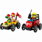 Конструкторы LEGO - Конструктор LEGO City «Пицца-авто против пожарной машины» Набор гонок (60458)#2
