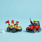Конструкторы LEGO - Конструктор LEGO City «Пицца-авто против пожарной машины» Набор гонок (60458)#6