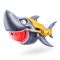 Фигурки персонажей - Игровой набор Smashers Dino island gold Grey skull (74123B)#7