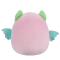Мягкие животные - Мягкая игрушка Squishmallows Розовый Дино 13 см (SQER01180)#4