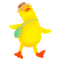 Антистресс игрушки - Игрушка-антистресс Monster Gum Крутой замес Chill Goose желтая в ассортименте (T25378/2)#2