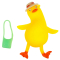 Антистресс игрушки - Игрушка-антистресс Monster Gum Крутой замес Chill Goose желтая в ассортименте (T25378/2)#5