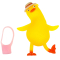 Антистресс игрушки - Игрушка-антистресс Monster Gum Крутой замес Chill Goose желтая в ассортименте (T25378/2)#6