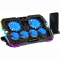 Ігрові приставки - Підставка під ноутбук GamePro охолоджуюча RGB Black (CP980)#3