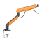Мебель для геймеров - Крепление для монитора Anda seat Stealth PRO II 17''-42'' Orange (AD-W-A9-1S-BO)#5