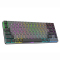 Ігрова периферія - Клавіатура GamePro Red switch low profile wireless/Bluetooth/USB Dark gray RGB (MK230R)#2