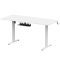 Мебель для геймеров - Стол OfficePro С электрорегулировкой высоты White (ODE1670W)#2