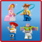 Конструктори LEGO - Конструктор LEGO Disney та Pixar Святкування з Історії Іграшок: потяг і авто для перегонів (43264)#9