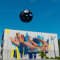 Спортивные активные игры - Мяч-попрыгун Waboba Moon ball Nether черный с синим (322C99_A/1)#2