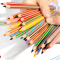 Канцтовары - Карандаши цветные BIC Kids Evolution stripes 12 штук (bc9505221)#3