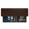 Меблі для геймерів - Підставка для монітора OfficePro Dark Wood/Black (MR145DW)#5