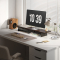 Меблі для геймерів - Підставка для монітора OfficePro Dark Wood/Black (MR164DW)#4