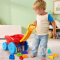 Развивающие игрушки - Развивающая игрушка Mega Bloks Тележка для сбора кубиков (JFR30)#3