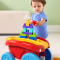 Развивающие игрушки - Развивающая игрушка Mega Bloks Тележка для сбора кубиков (JFR30)#5