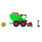 Блокові конструктори - Конструктор Machine maker Farm vehicles Комбайн (40070/1)#8