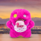 Персонажи мультфильмов - Мягкая игрушка Fuggler Розовый Ласкун 22 см (15732A)#3