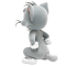 Фигурки персонажей - Фигурка Banpresto Tom and Jerry Fluffy puffy Tom (BP17762P)#4