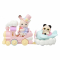 Фигурки животных - ​Игровой набор Sylvanian Families Малыши на аттракционах самолет и поезд (5819)#2