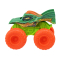Автомоделі - Автомодель Monster Jam 1:72 салатова з помаранчевими колесами (6071187/3)#2