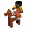 Фігурки персонажів - Набір фігурок Minecraft Stable Master Makena and Horse (GTT53/9)#4