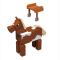 Фігурки персонажів - Набір фігурок Minecraft Stable Master Makena and Horse (GTT53/9)#5