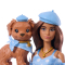 Ляльки - Набір Barbie Twinning looks Блакитний горошок (JFP38)#3