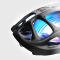 Клавиатура и мыши - Мышка GravaStar Mercury M1 Pro BT/WL/USB-A RGB черно-белый (GRAVASTARM1PRO_GBLK)#3