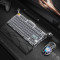Клавиатура и мыши - Клавиатура GravaStar Mercury K1 Pro 80keys Kailh Speedy Mint EN/RUS BT/WL/USB серый (GSK1PRO_GRY)#3