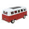 Автомодели - Автомодель Автопром Volkswagen T1 красно-белая (4387/1)#3